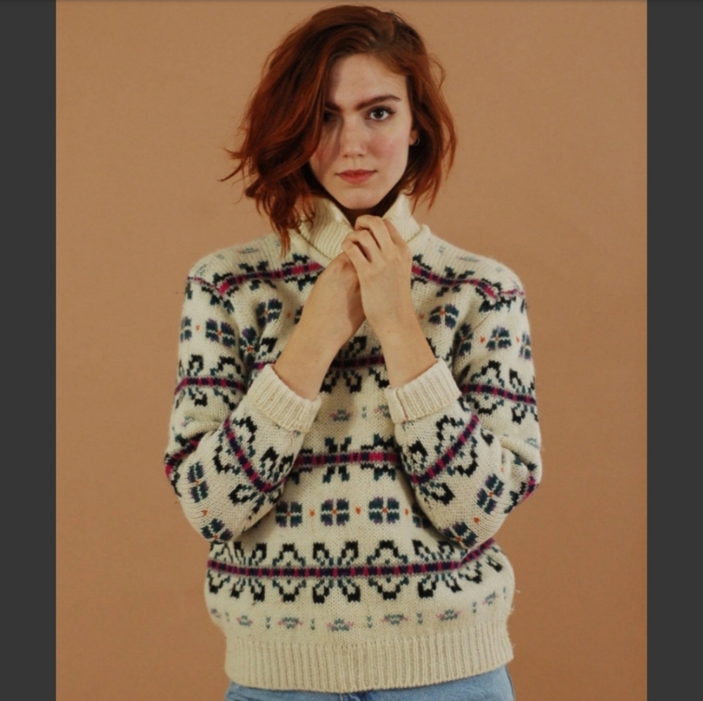 Vintage LL Bean knit sweater
